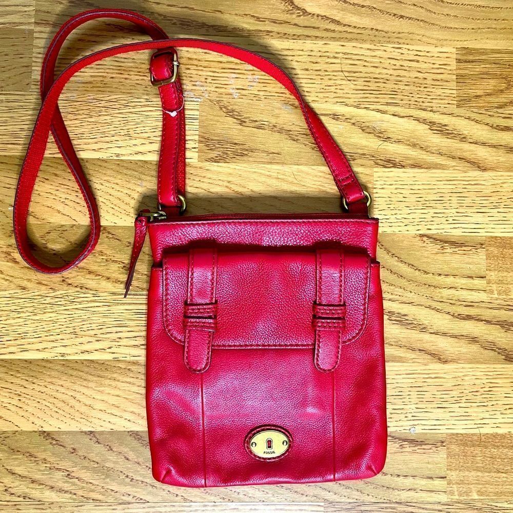 NWOT Beautiful Fossil Crossbody Bag